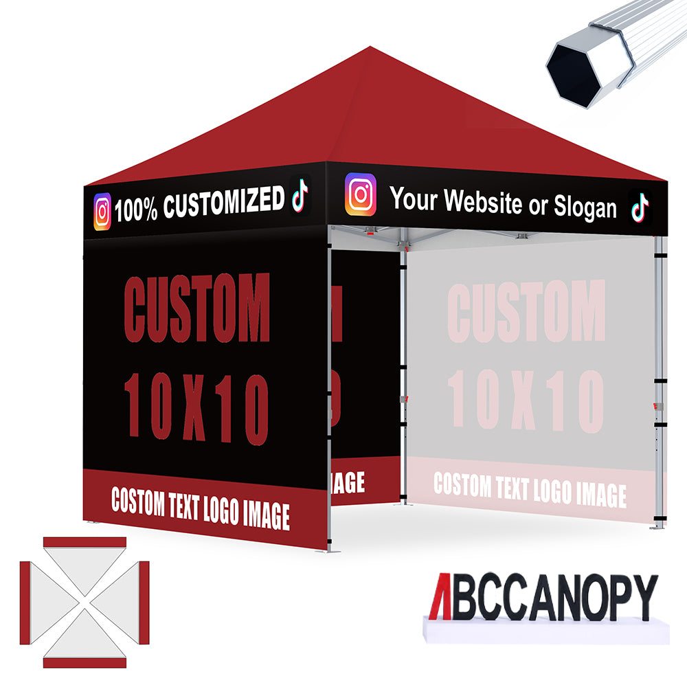 S3 BenchMark Brio™ Fort Custom Aluminum Canopy 10x10, 10x15, 10x20
