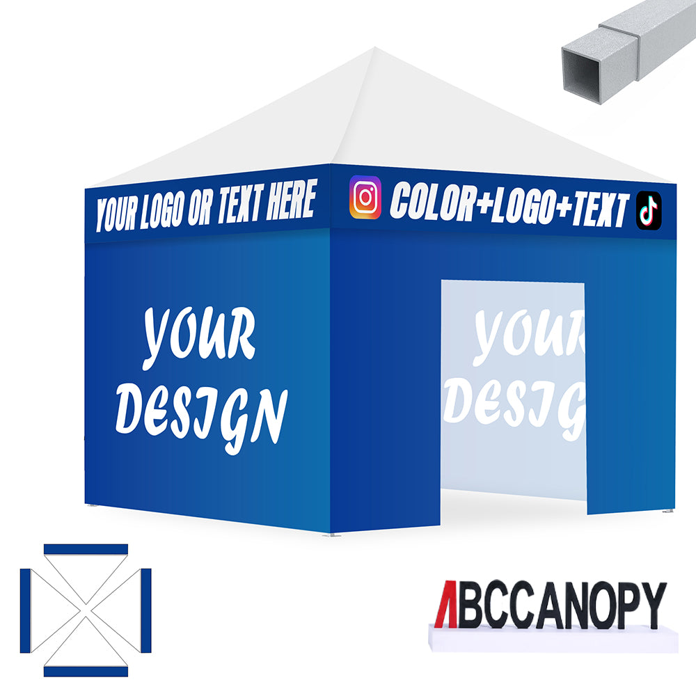 S2 Crux Start™-Core Custom Canopy Tent Square Tube 10x10, 10x15, 10x20