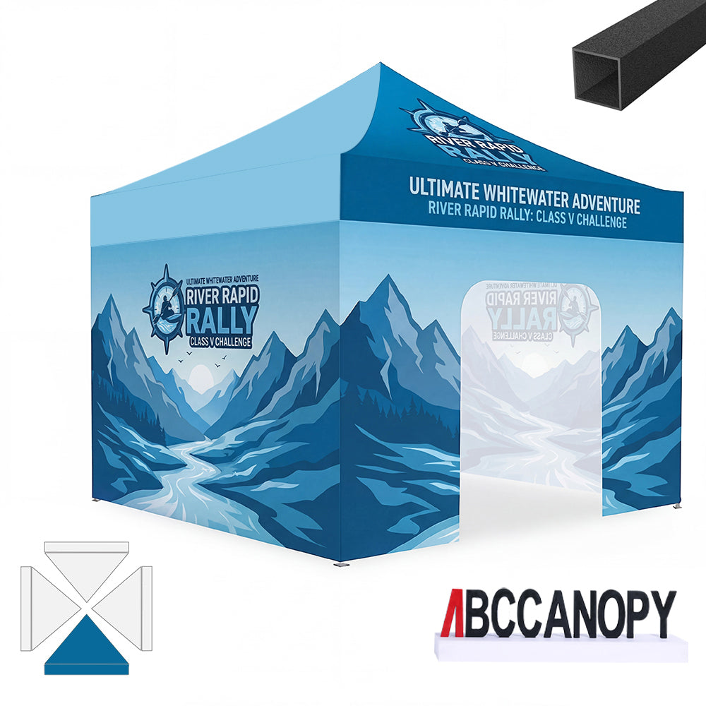 ABCCANOPY Custom Canopy Tent Pop Up Shelter (S1 Nova Base™-Lite) - 10x10, 10x15, 10x20