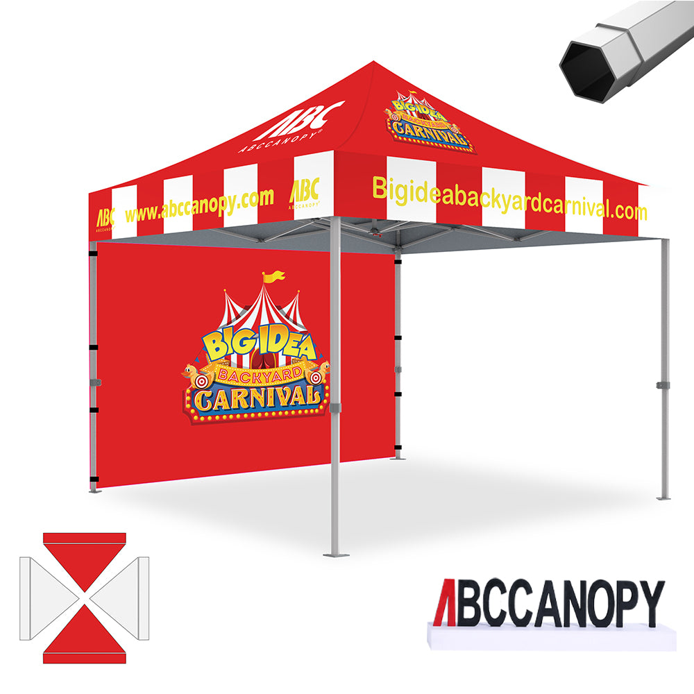 ABCCANOPY Custom Canopy Tent Brand Union (S1 Nova Base™) - 10x10, 10x15, 10x20