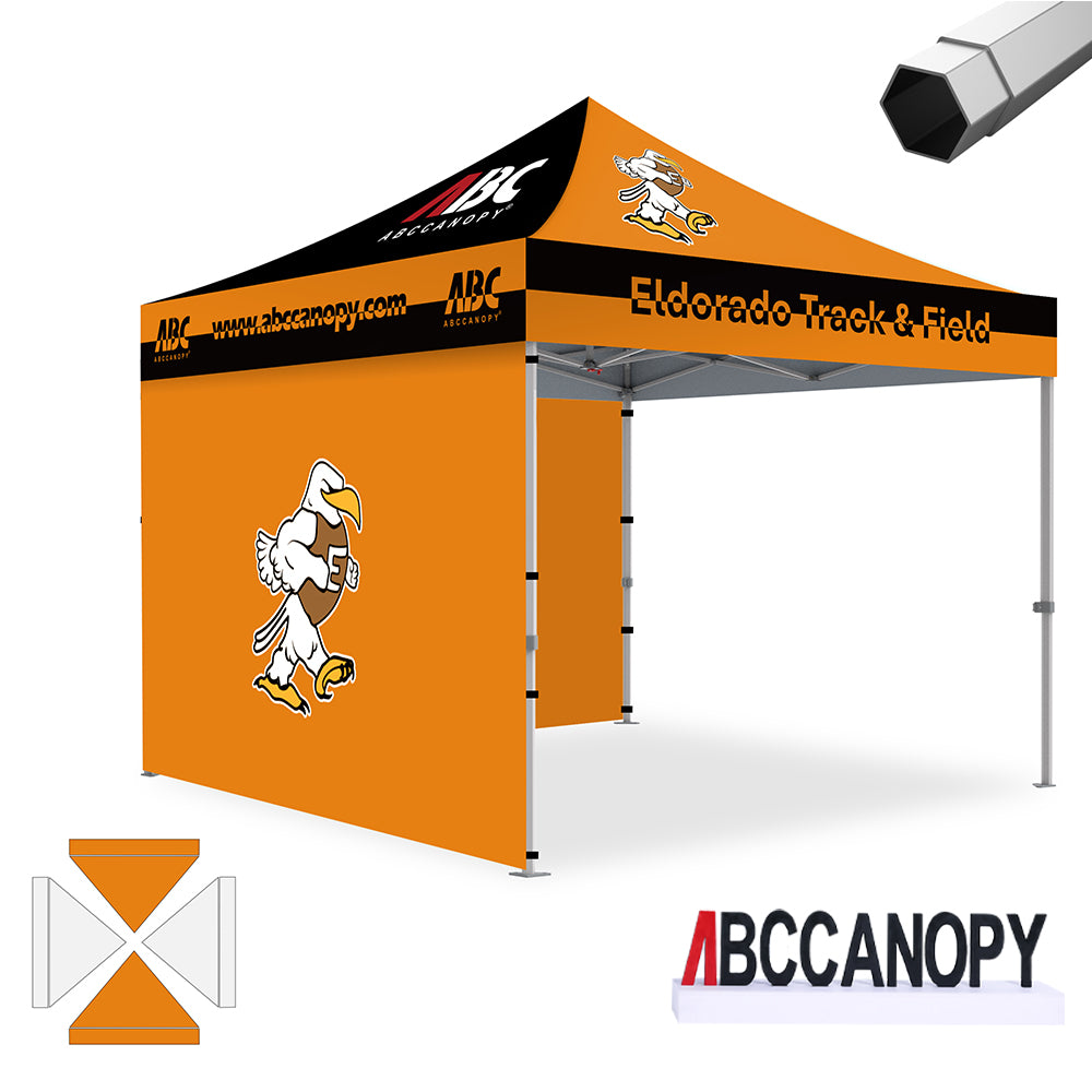 ABCCANOPY Custom Canopy Tent Brand Union (S1 Nova Base™) - 10x10, 10x15, 10x20
