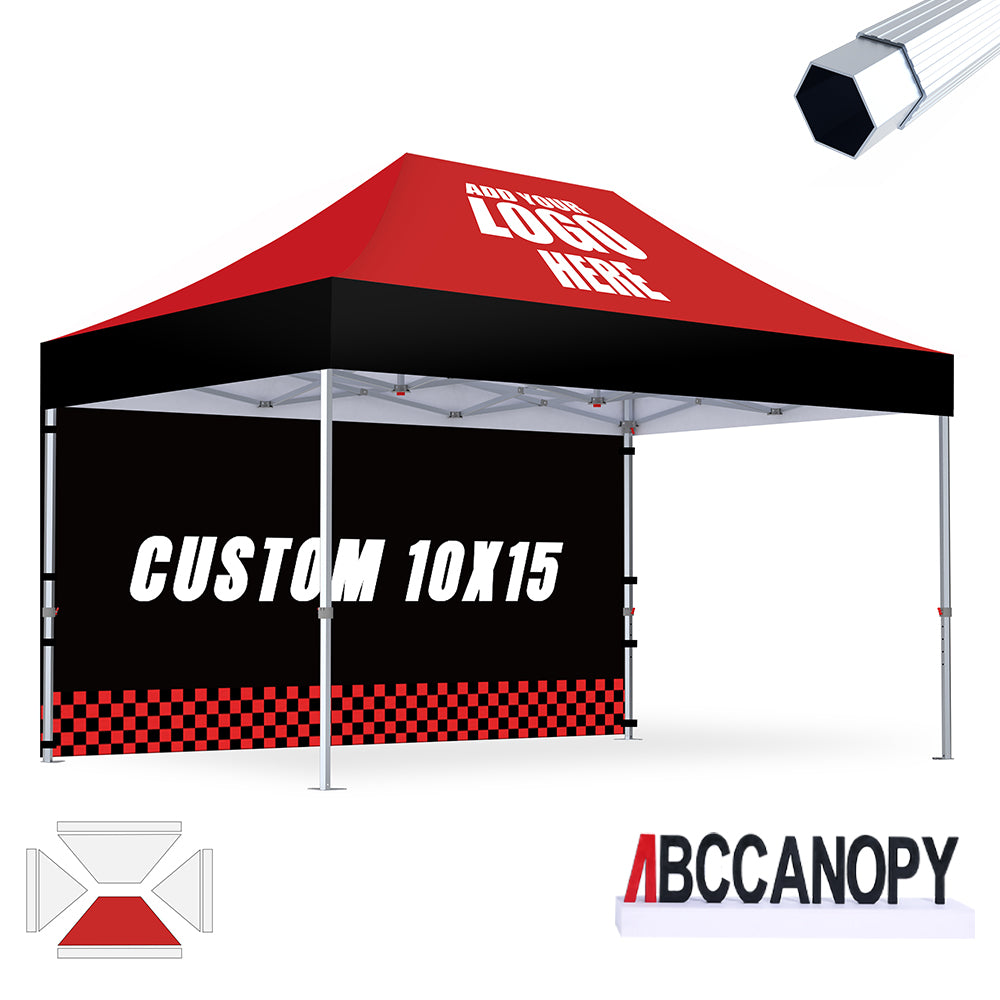 S3 BenchMark Brio™ Fort Custom Aluminum Canopy 10x10, 10x15, 10x20