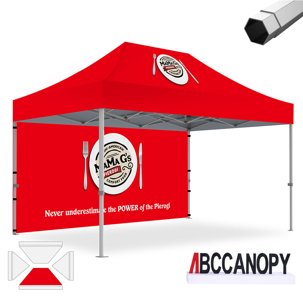 ABCCANOPY Custom Canopy Tent Heavy Duty Pop Up Shelter (S1 Nova Base™-Frame) - 8x8, 10x10, 10x15, 10x20