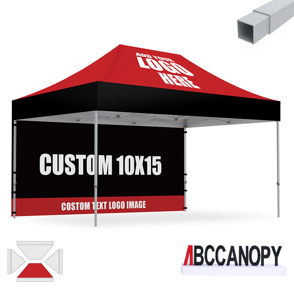 S2 Crux Start™-Core Custom Canopy Tent Square Tube 10x10, 10x15, 10x20
