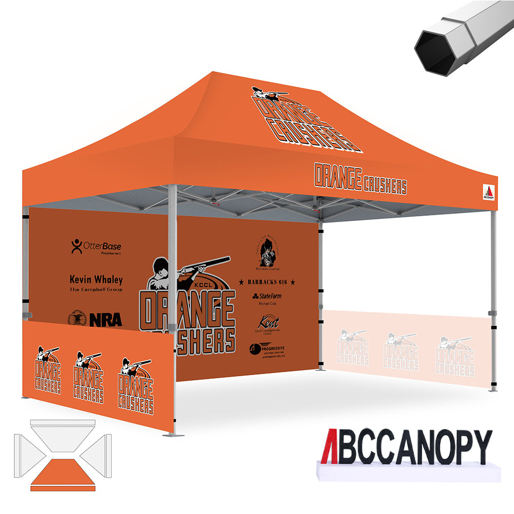 ABCCANOPY Custom Canopy Tent Heavy Duty Pop Up Shelter (S1 Nova Base™-Frame) - 8x8, 10x10, 10x15, 10x20