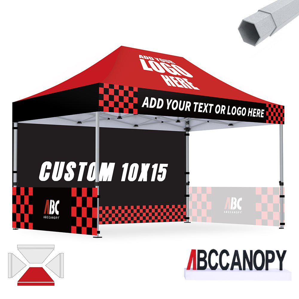 S3 BenchMark Brio™ Shield Custom Aluminum Canopy 10x10, 10x15, 10x20
