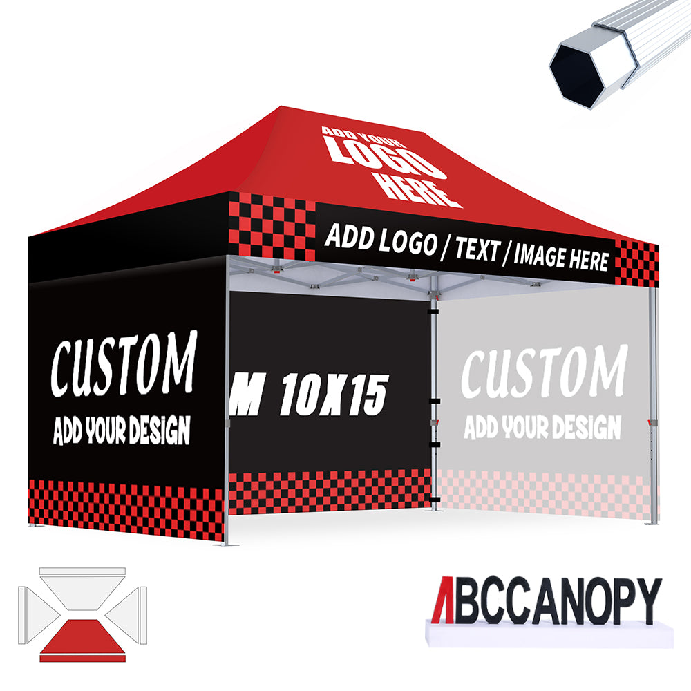 S3 BenchMark Brio™ Fort Custom Aluminum Canopy 10x10, 10x15, 10x20