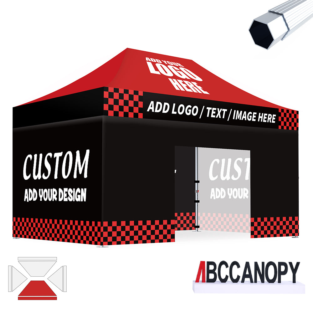 S3 BenchMark Brio™ Fort Custom Aluminum Canopy 10x10, 10x15, 10x20