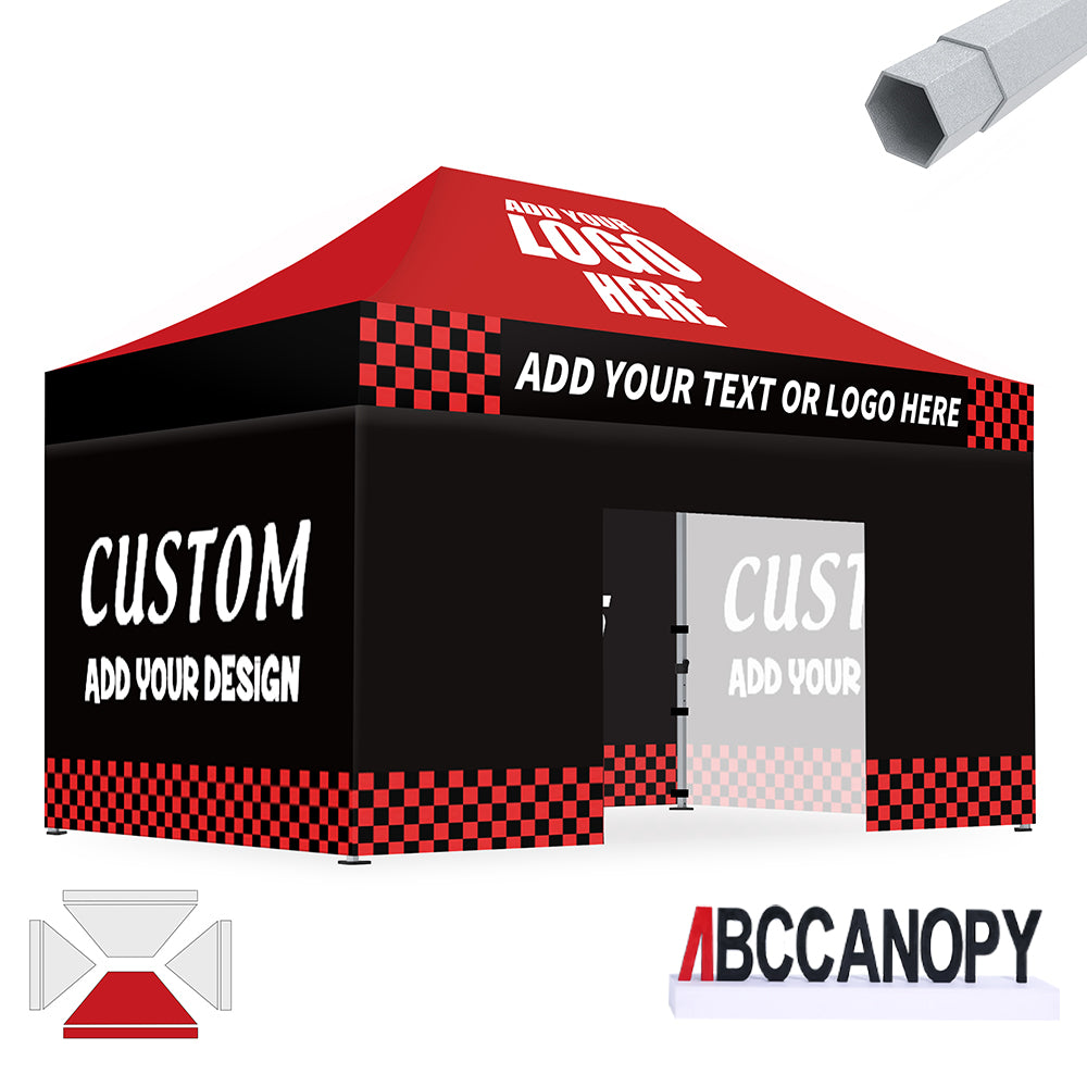 S3 BenchMark Brio™ Shield Custom Aluminum Canopy 10x10, 10x15, 10x20