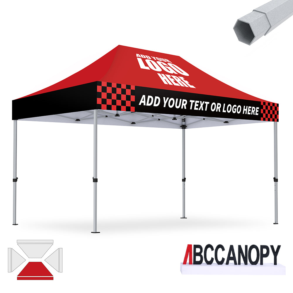 S3 BenchMark Brio™ Shield Custom Aluminum Canopy 10x10, 10x15, 10x20