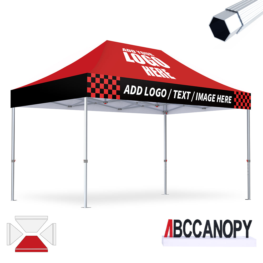 S3 BenchMark Brio™ Fort Custom Aluminum Canopy 10x10, 10x15, 10x20