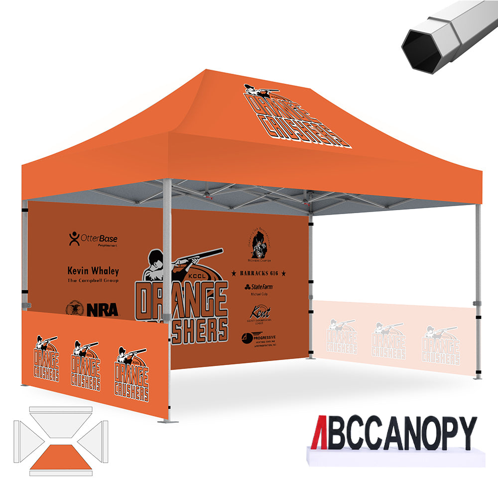 ABCCANOPY Custom Canopy Tent Heavy Duty Pop Up Shelter (S1 Nova Base™-Frame) - 8x8, 10x10, 10x15, 10x20