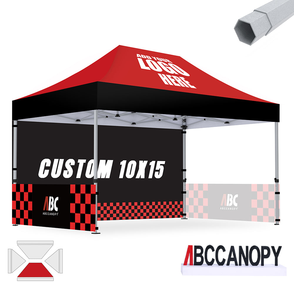 S3 BenchMark Brio™ Shield Custom Aluminum Canopy 10x10, 10x15, 10x20