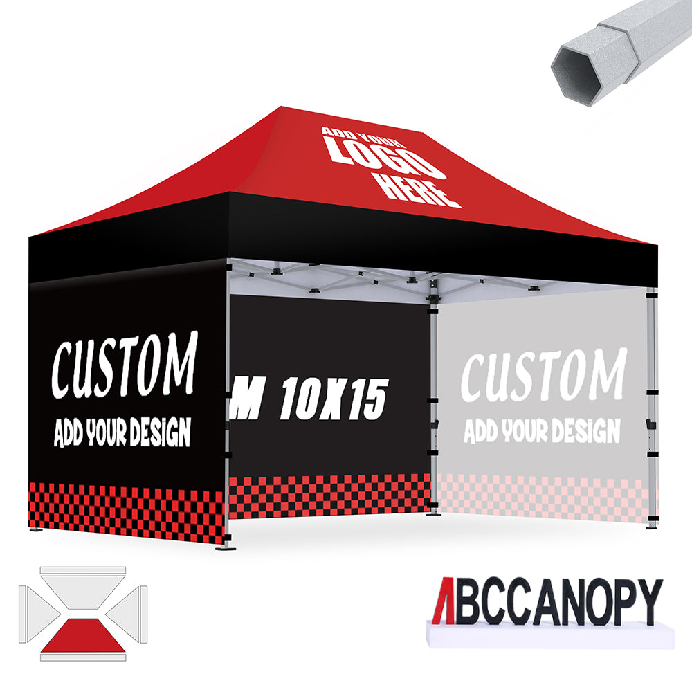 S3 BenchMark Brio™ Shield Custom Aluminum Canopy 10x10, 10x15, 10x20