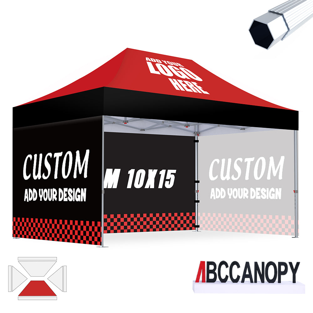 S3 BenchMark Brio™ Fort Custom Aluminum Canopy 10x10, 10x15, 10x20