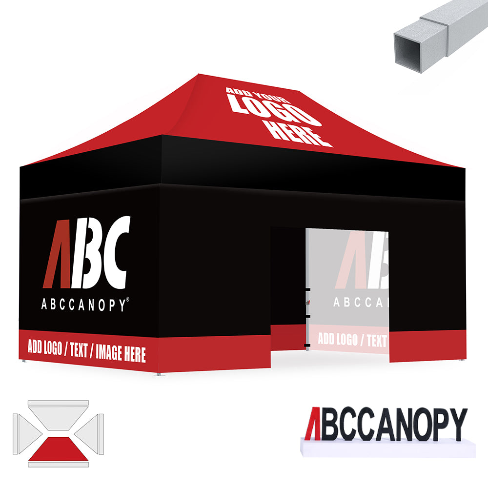 S2 Crux Start™-Core Custom Canopy Tent Square Tube 10x10, 10x15, 10x20