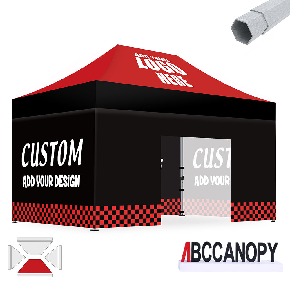 S3 BenchMark Brio™ Shield Custom Aluminum Canopy 10x10, 10x15, 10x20