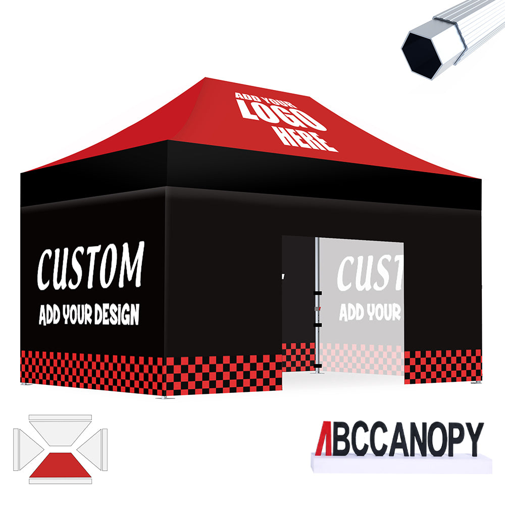 S3 BenchMark Brio™ Fort Custom Aluminum Canopy 10x10, 10x15, 10x20