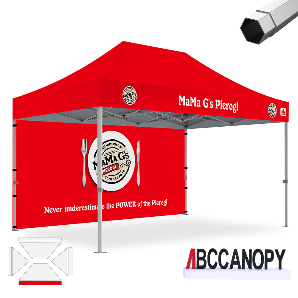ABCCANOPY Custom Canopy Tent Heavy Duty Pop Up Shelter (S1 Nova Base™-Frame) - 8x8, 10x10, 10x15, 10x20