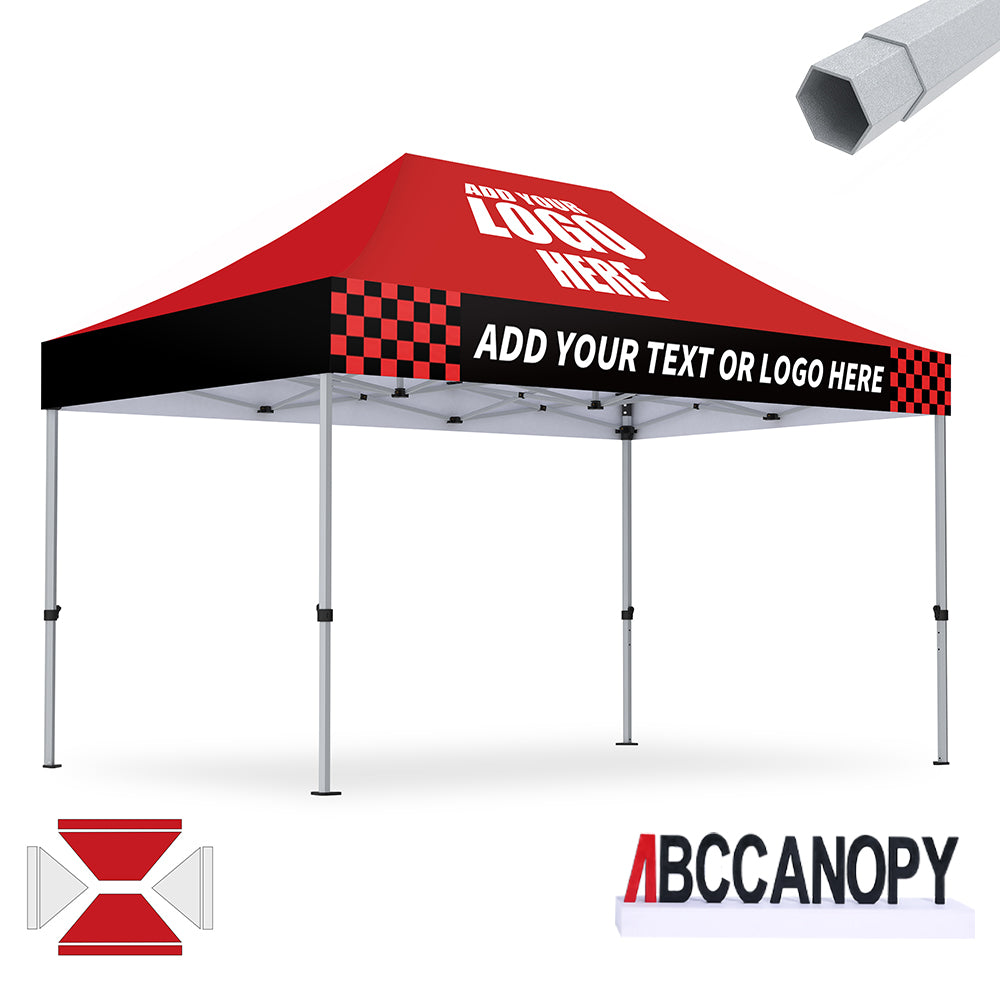 S3 BenchMark Brio™ Shield Custom Aluminum Canopy 10x10, 10x15, 10x20