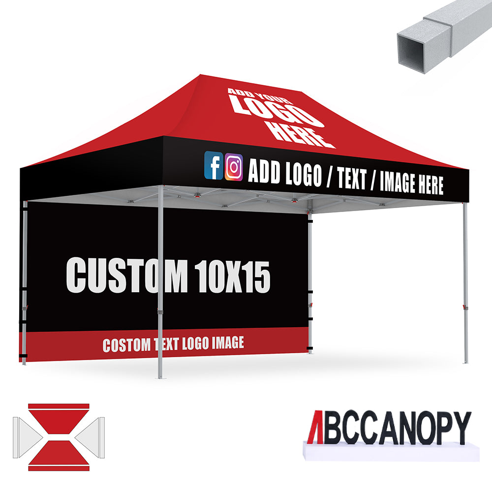 S2 Crux Start™-Core Custom Canopy Tent Square Tube 10x10, 10x15, 10x20
