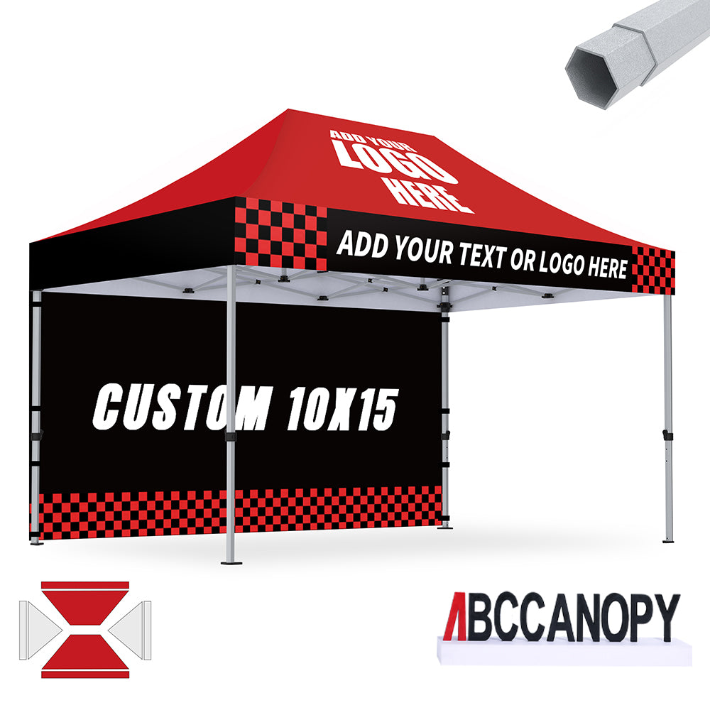 S3 BenchMark Brio™ Shield Custom Aluminum Canopy 10x10, 10x15, 10x20