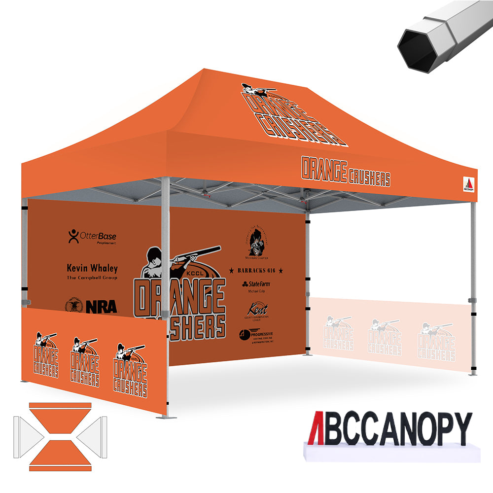 ABCCANOPY Custom Canopy Tent Heavy Duty Pop Up Shelter (S1 Nova Base™-Frame) - 8x8, 10x10, 10x15, 10x20