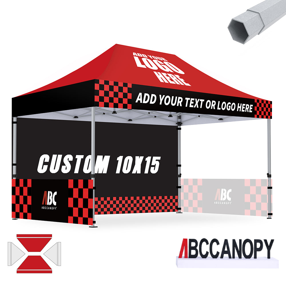 S3 BenchMark Brio™ Shield Custom Aluminum Canopy 10x10, 10x15, 10x20