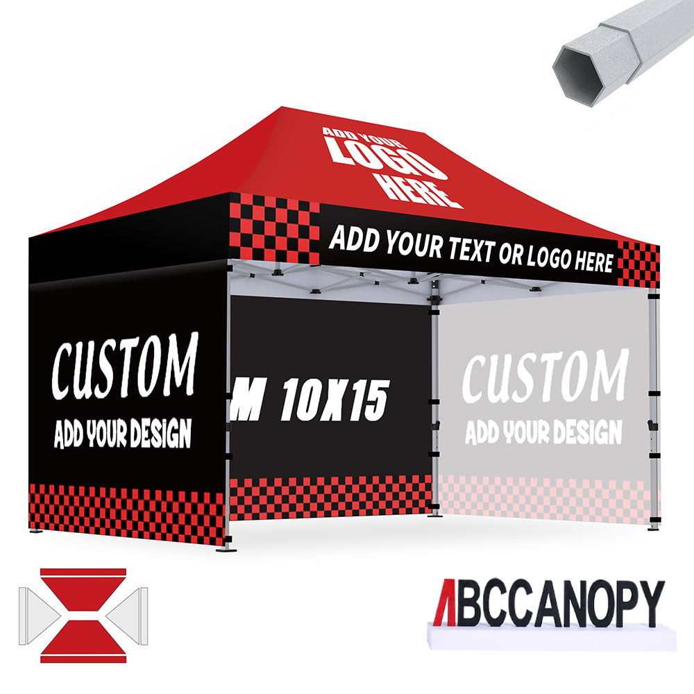 S3 BenchMark Brio™ Shield Custom Aluminum Canopy 10x10, 10x15, 10x20