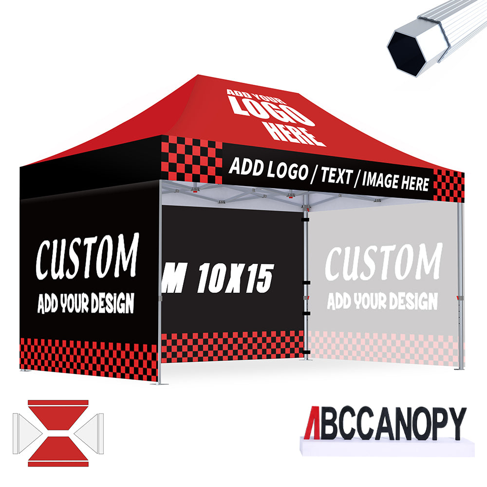 S3 BenchMark Brio™ Fort Custom Aluminum Canopy 10x10, 10x15, 10x20