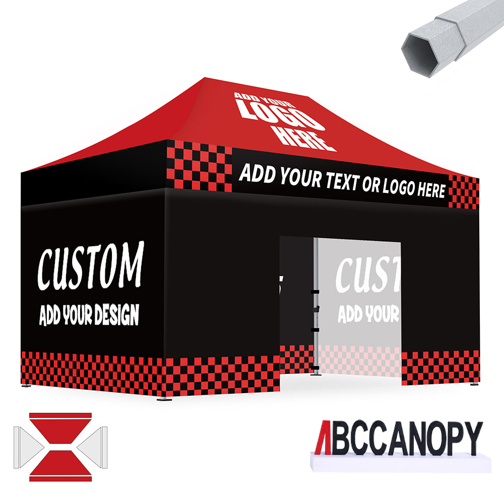 S3 BenchMark Brio™ Shield Custom Aluminum Canopy 10x10, 10x15, 10x20