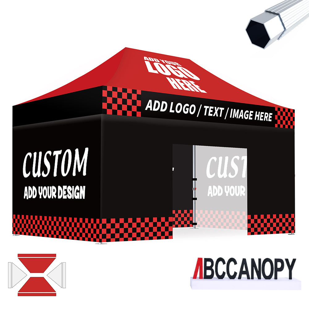 S3 BenchMark Brio™ Fort Custom Aluminum Canopy 10x10, 10x15, 10x20