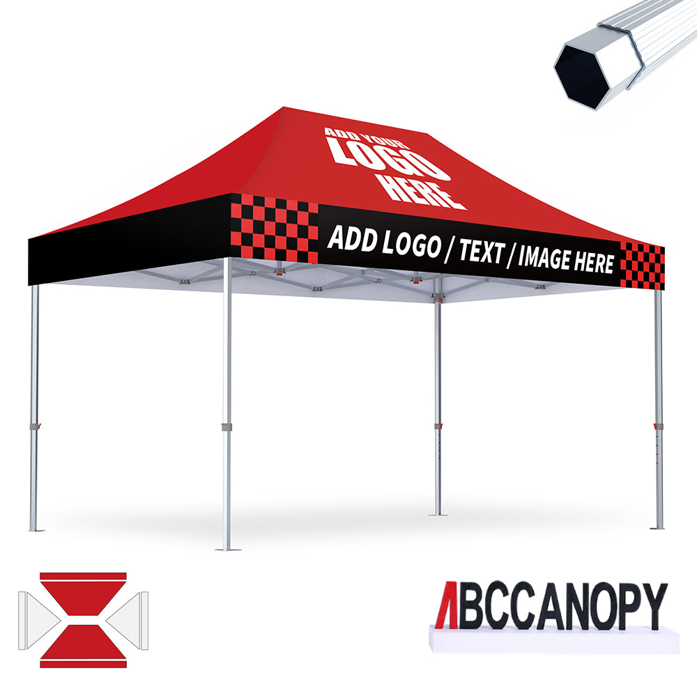 S3 BenchMark Brio™ Fort Custom Aluminum Canopy 10x10, 10x15, 10x20