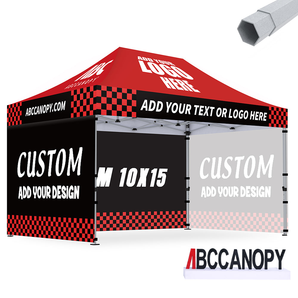 S3 BenchMark Brio™ Shield Custom Aluminum Canopy 10x10, 10x15, 10x20