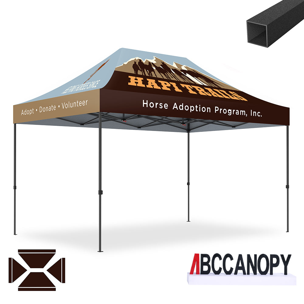 ABCCANOPY Custom Canopy Tent Pop Up Shelter (S1 Nova Base™-Lite) - 10x10, 10x15, 10x20