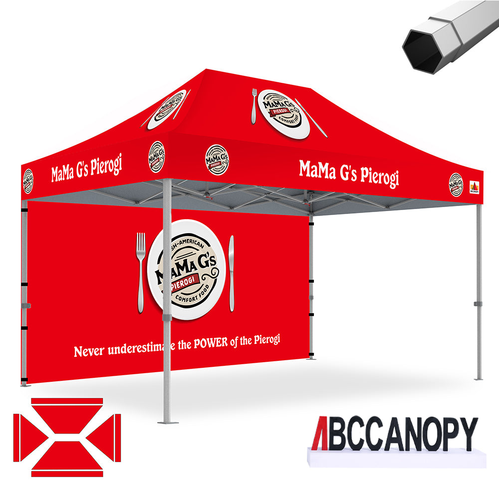 ABCCANOPY Custom Canopy Tent Heavy Duty Pop Up Shelter (S1 Nova Base™-Frame) - 8x8, 10x10, 10x15, 10x20