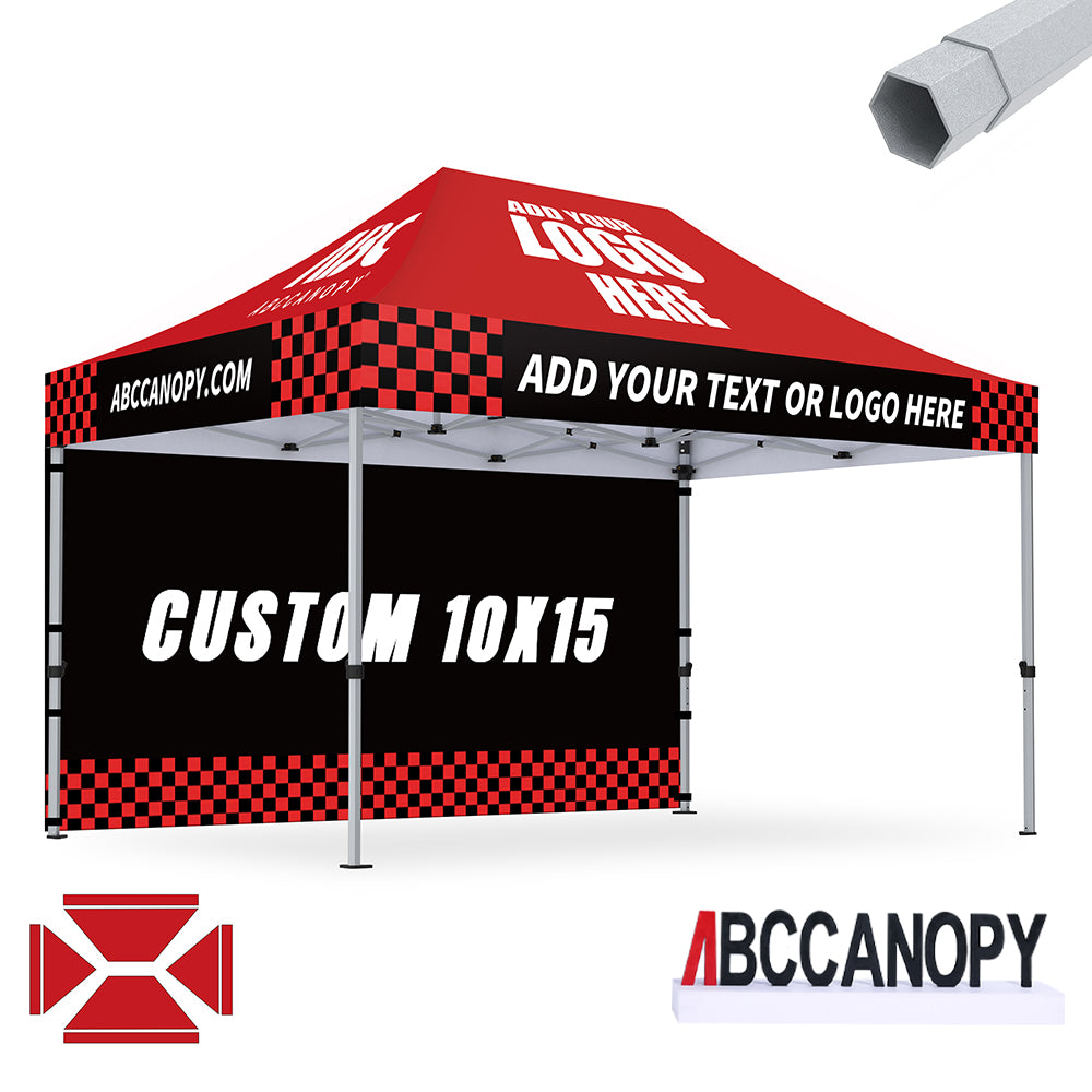 S3 BenchMark Brio™ Shield Custom Aluminum Canopy 10x10, 10x15, 10x20