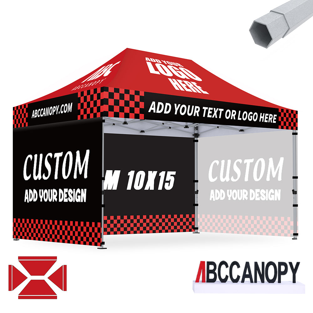S3 BenchMark Brio™ Shield Custom Aluminum Canopy 10x10, 10x15, 10x20
