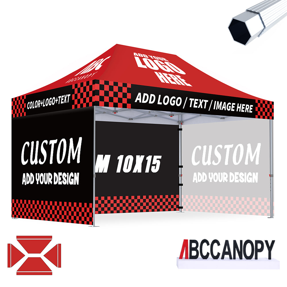 S3 BenchMark Brio™ Fort Custom Aluminum Canopy 10x10, 10x15, 10x20