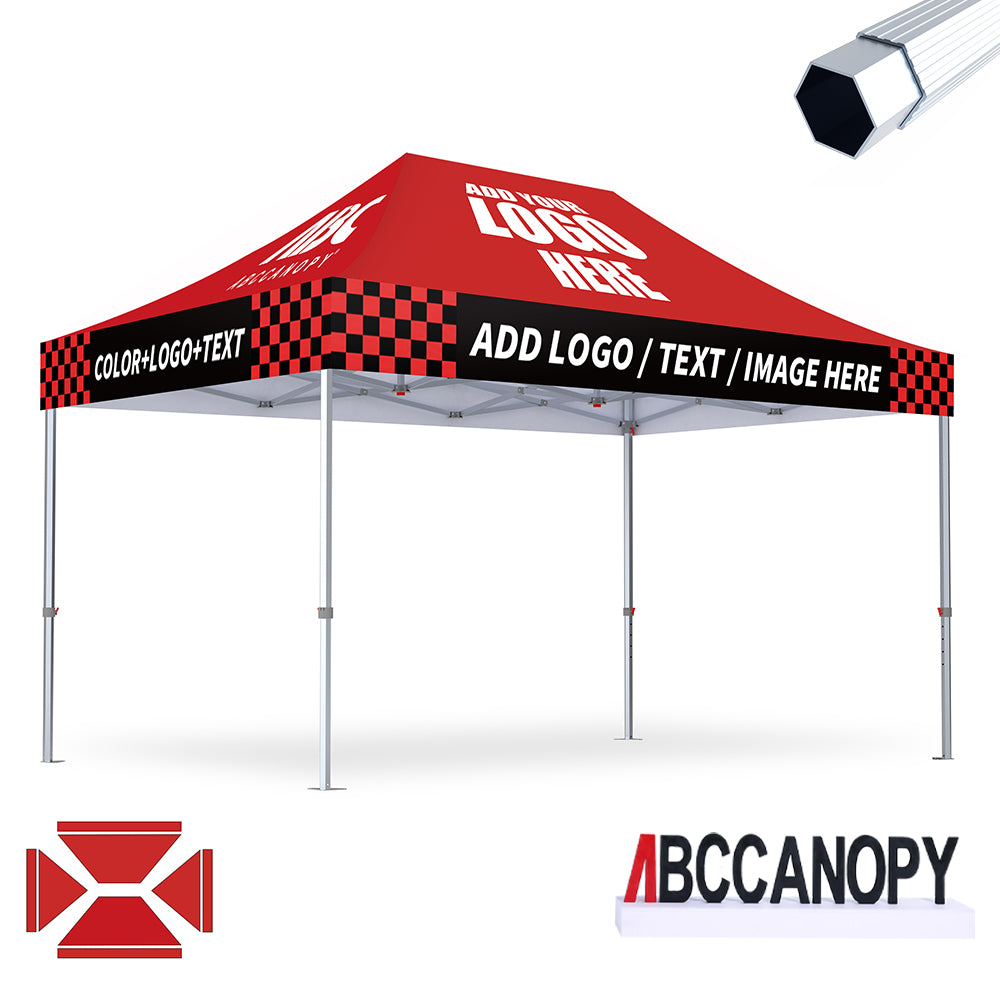 S3 BenchMark Brio™ Fort Custom Aluminum Canopy 10x10, 10x15, 10x20