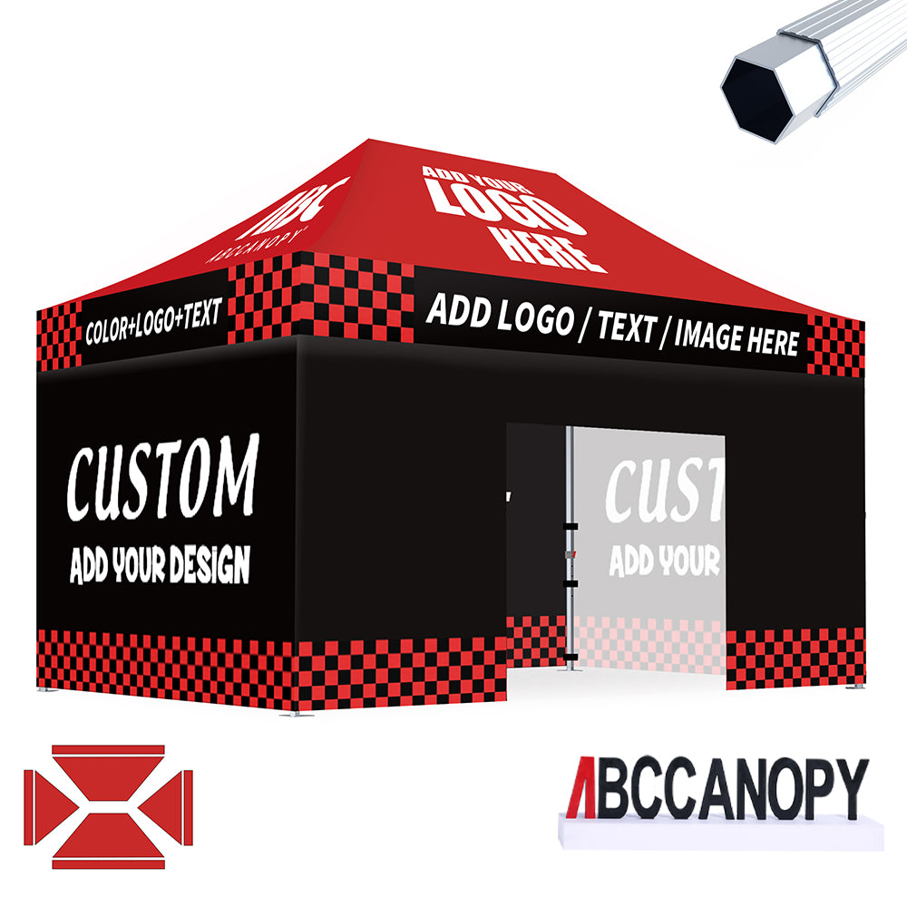 S3 BenchMark Brio™ Fort Custom Aluminum Canopy 10x10, 10x15, 10x20