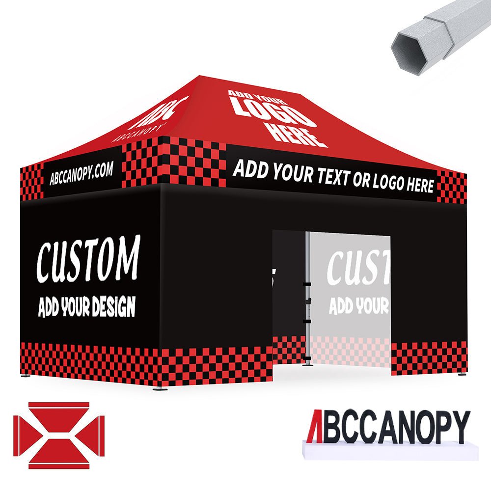 S3 BenchMark Brio™ Shield Custom Aluminum Canopy 10x10, 10x15, 10x20