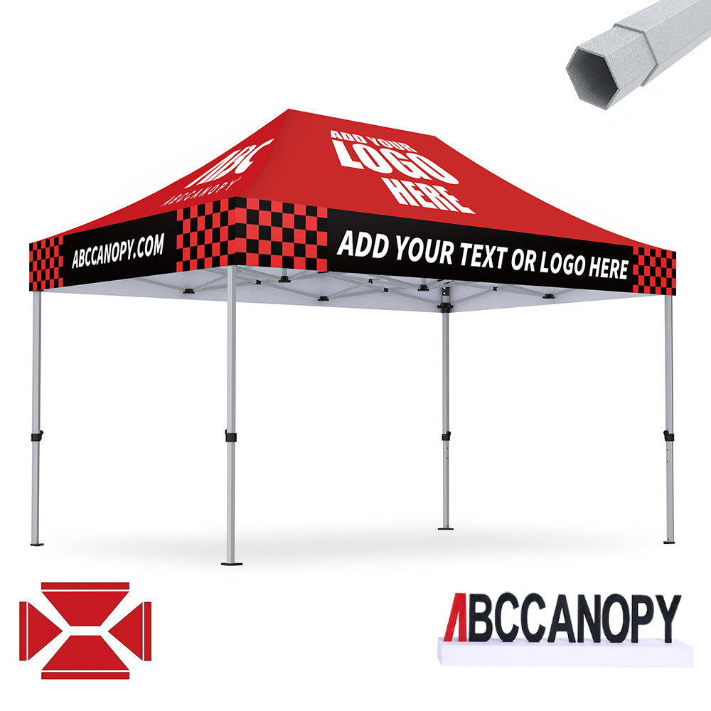 S3 BenchMark Brio™ Shield Custom Aluminum Canopy 10x10, 10x15, 10x20