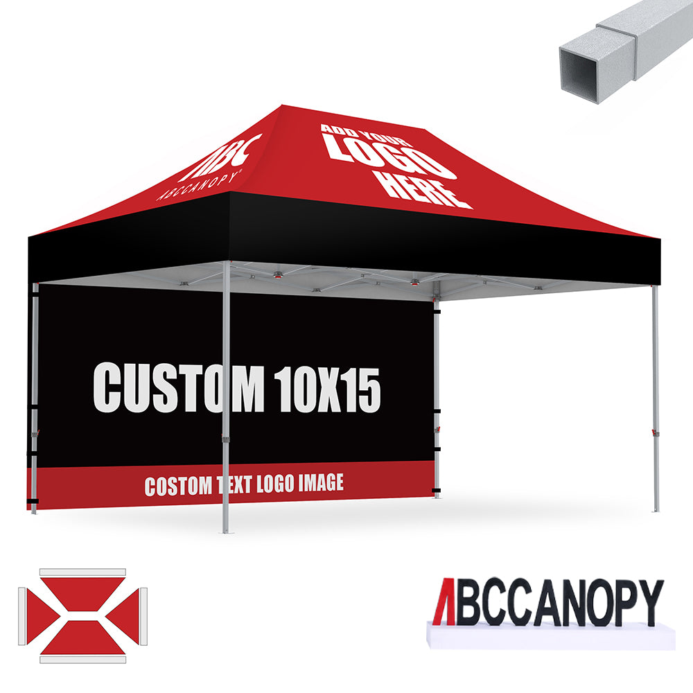 S2 Crux Start™-Core Custom Canopy Tent Square Tube 10x10, 10x15, 10x20