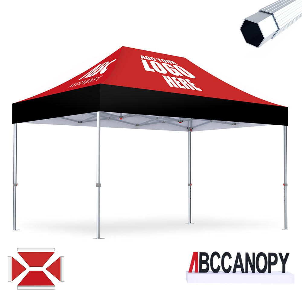 S3 BenchMark Brio™ Fort Custom Aluminum Canopy 10x10, 10x15, 10x20