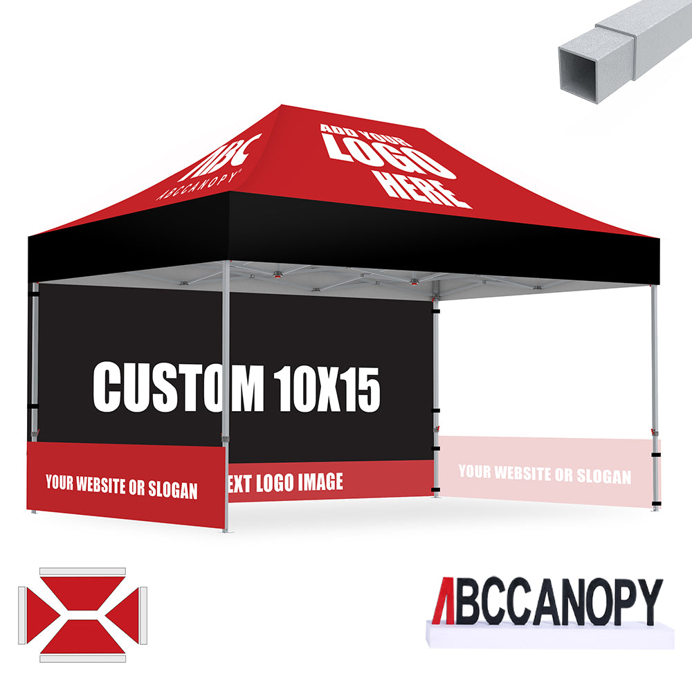 S2 Crux Start™-Core Custom Canopy Tent Square Tube 10x10, 10x15, 10x20