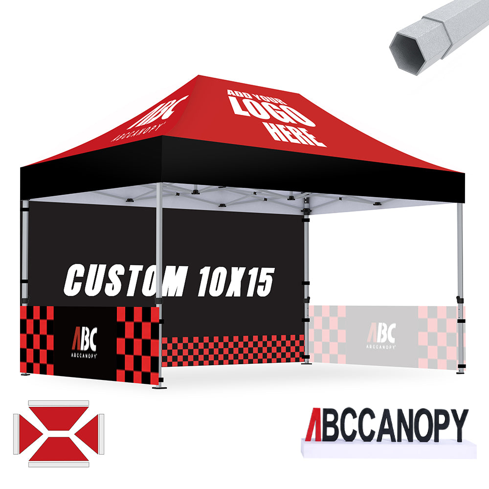 S3 BenchMark Brio™ Shield Custom Aluminum Canopy 10x10, 10x15, 10x20