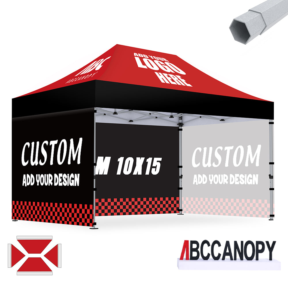 S3 BenchMark Brio™ Shield Custom Aluminum Canopy 10x10, 10x15, 10x20