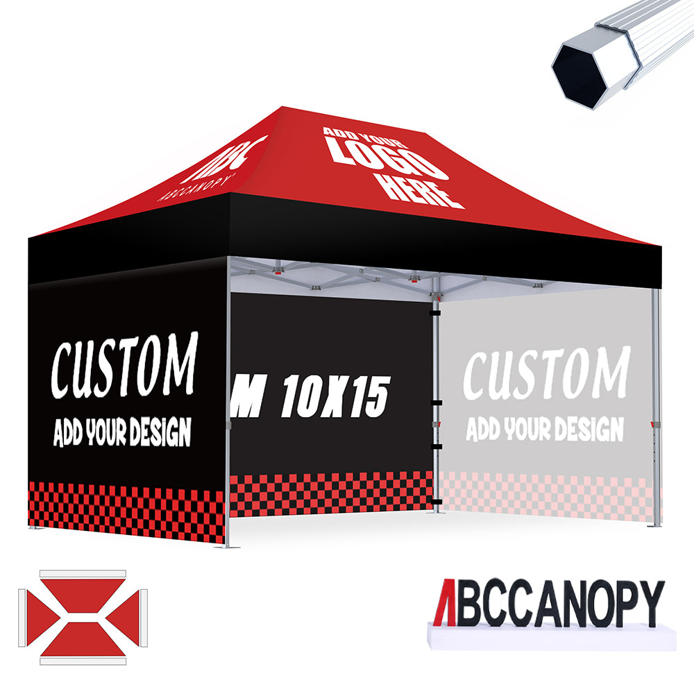 S3 BenchMark Brio™ Fort Custom Aluminum Canopy 10x10, 10x15, 10x20