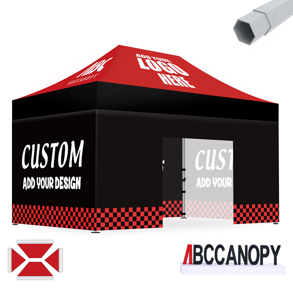 S3 BenchMark Brio™ Shield Custom Aluminum Canopy 10x10, 10x15, 10x20
